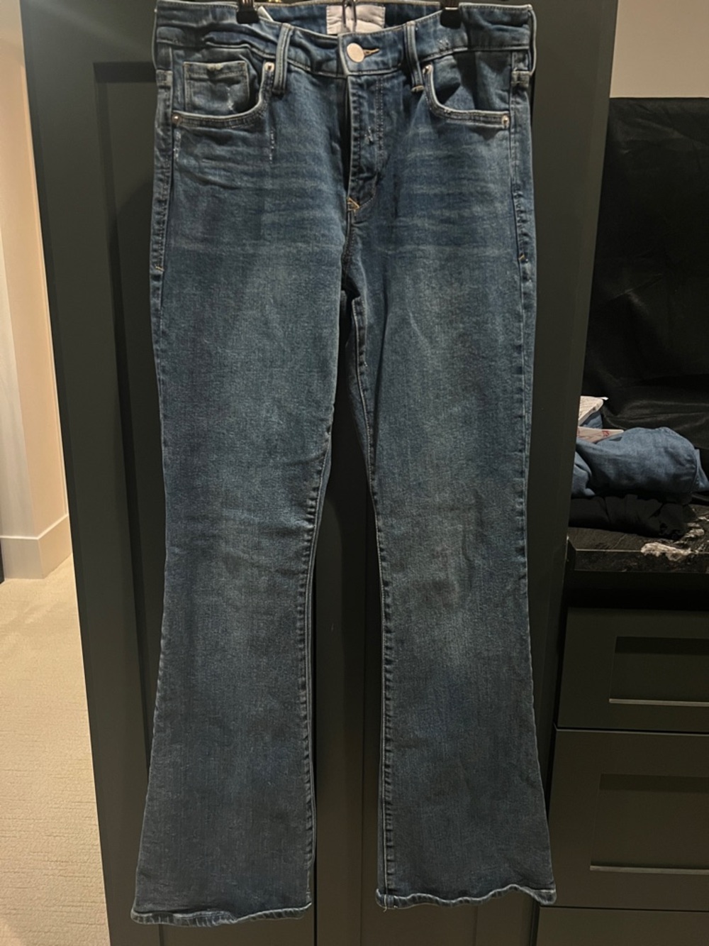 Dear John Mid Wash Blue Flared Jeans